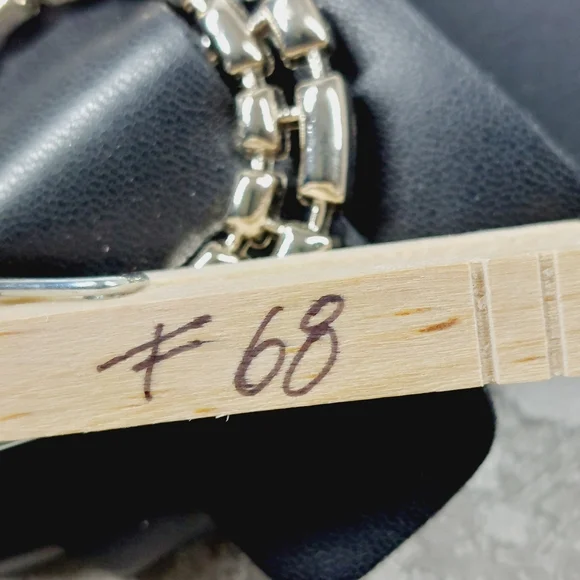 NEW Open Edit Lely Black Faux Leather Square Toe Flat Slide Sandals F68 - Picture 11 of 11